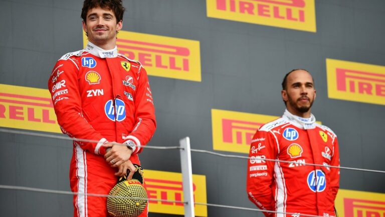 Льюїс Гамільтон та Шарль Леклер у складі Ferrari