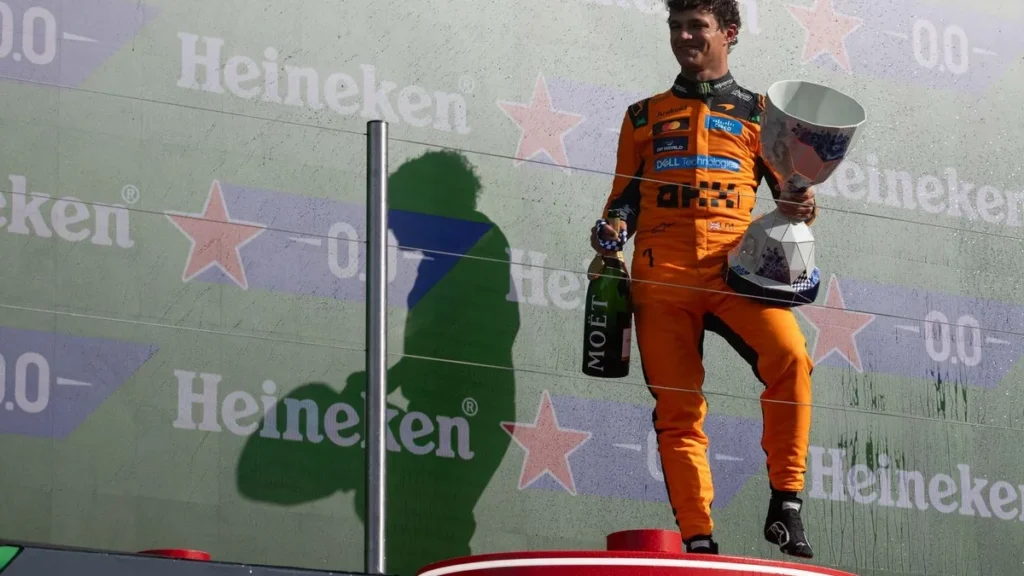 Пілот Ландо Норріс у складі McLaren