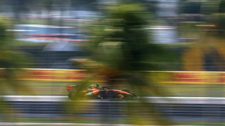 Болід McLaren Ландо Норріса, швидкість Ландо Норріса на трасі