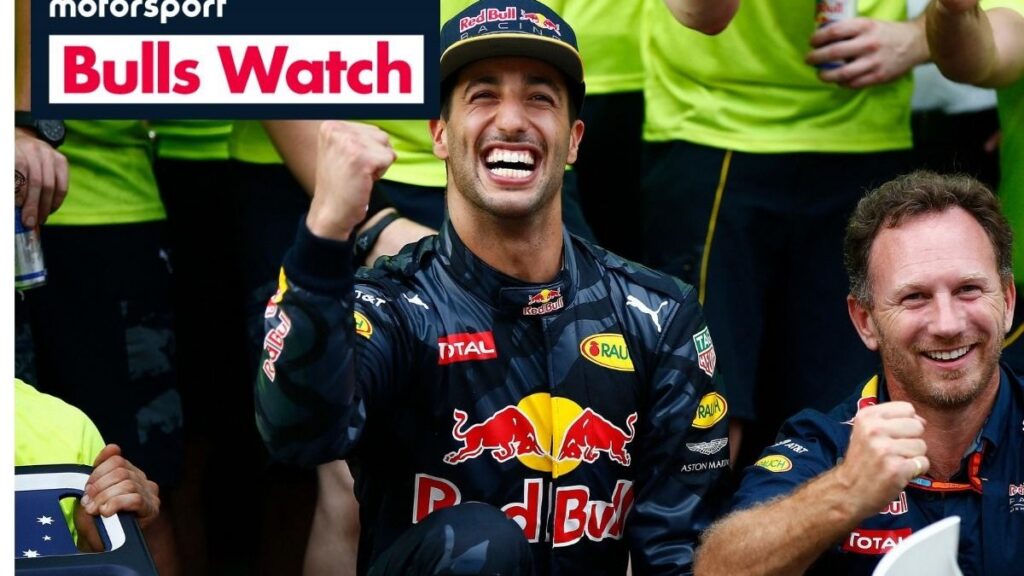 Крістіан Хорнер та австралійські пілоти Red Bull