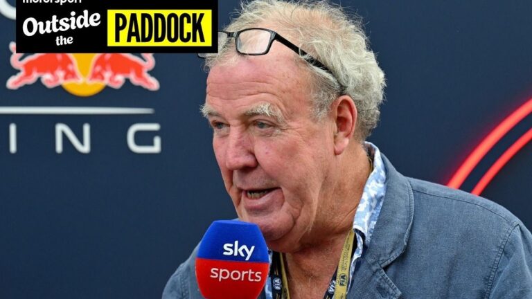 Джеремі Кларксон під час інтерв'ю для Sky Sports F1