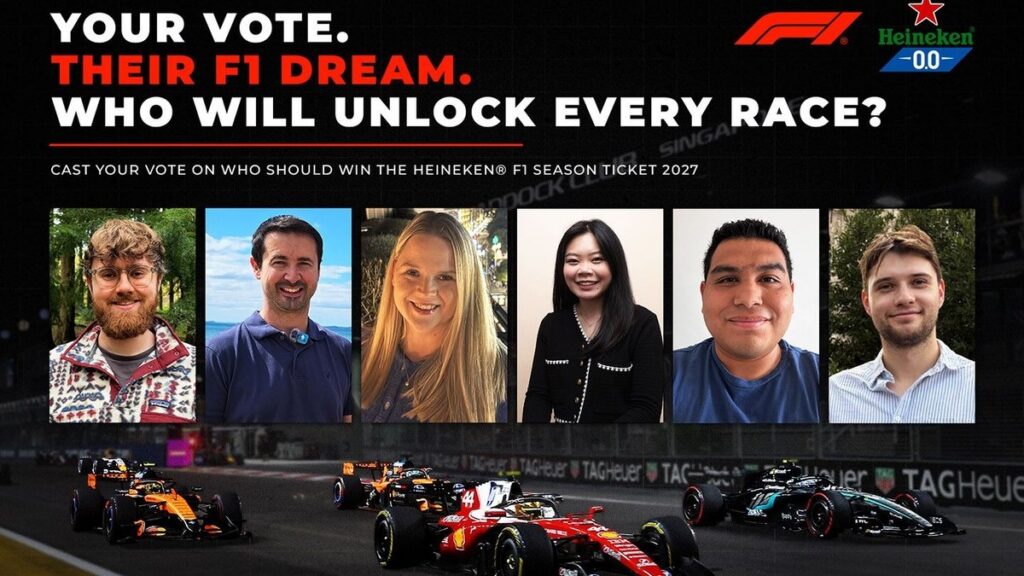 Фіналісти конкурсу Heineken x F1 Season Ticket