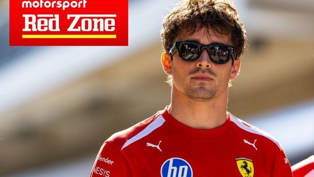 Шарль Леклер у боксах Ferrari