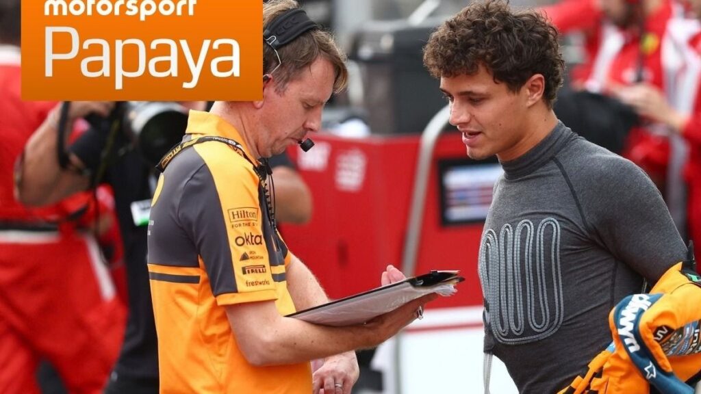 Ландо Норріс на боліді McLaren