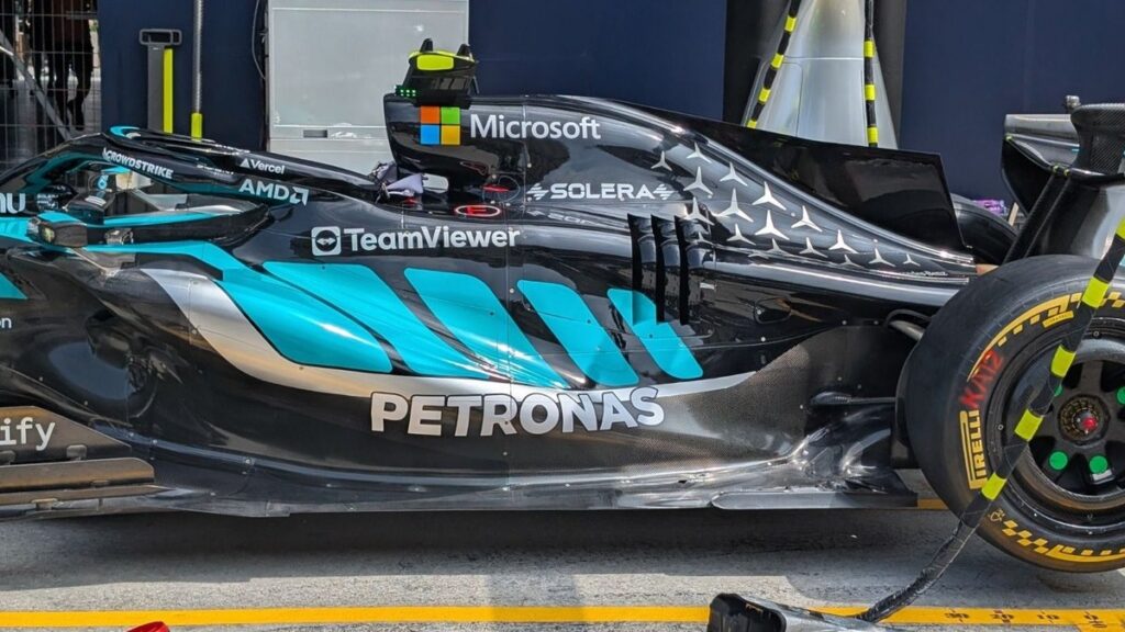 Технічні оновлення боліда Mercedes W17